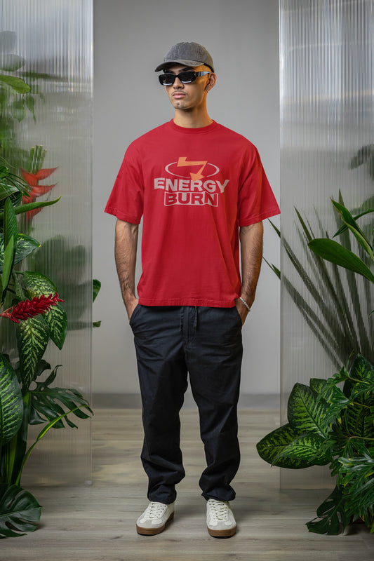 UNISEX RED OVERSIZED T-SHIRT 