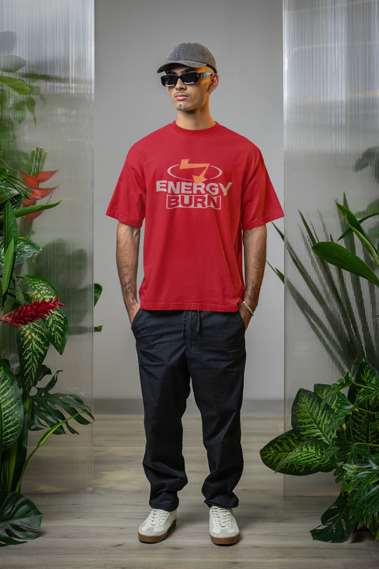 UNISEX RED OVERSIZED T-SHIRT 