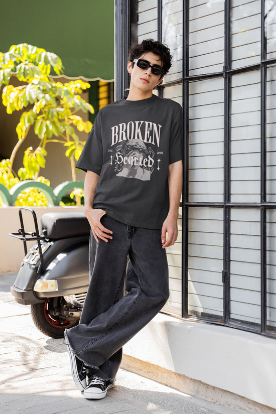 UNISEX BLACK OVERSIZED T-SHIRT 