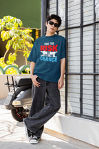 MENS NAVY BLUE OVERSIZED T-SHIRT