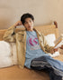 UNISEX BABY BLUE OVERSIZED T-SHIRT 