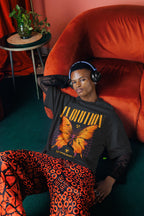 Men's Black Oversized Round Neck T-shirts