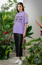 UNISEX IRIS LAVENDER OVERSIZED T-SHIRT