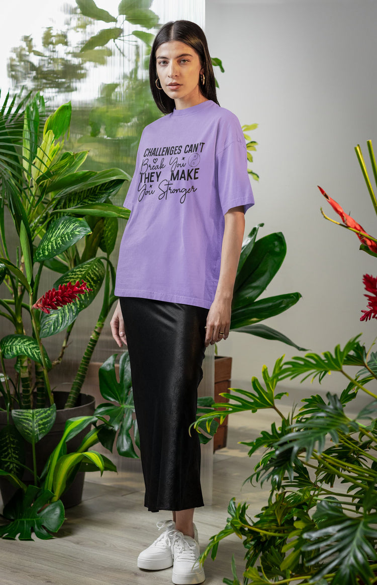 UNISEX IRIS LAVENDER OVERSIZED T-SHIRT