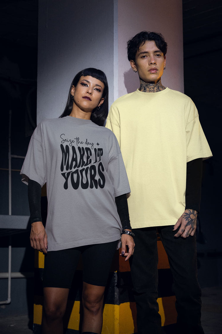 WOMENS SILVER FROST OVERSIZED T-SHIRT