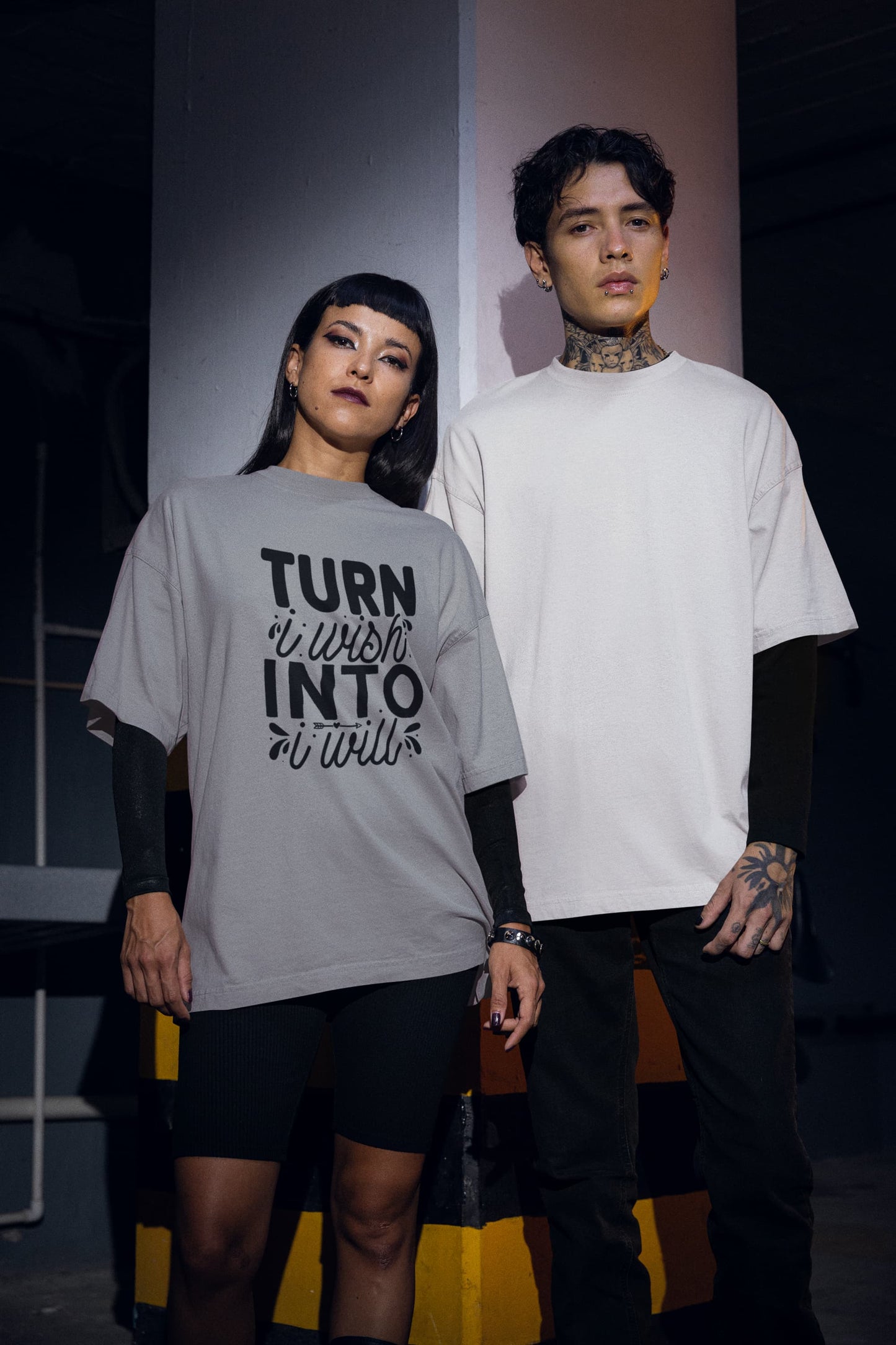 WOMENS SILVER FROST OVERSIZED T-SHIRT
