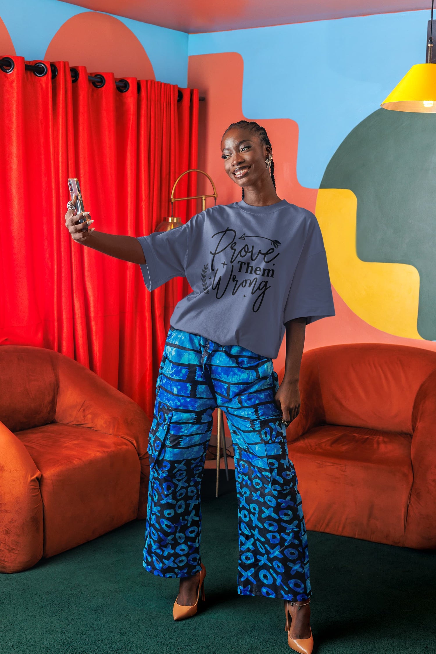 UNISEX STEEL GREY OVERSIZED T-SHIRT