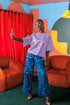 UNISEX IRIS LAVENDER OVERSIZED T-SHIRT 