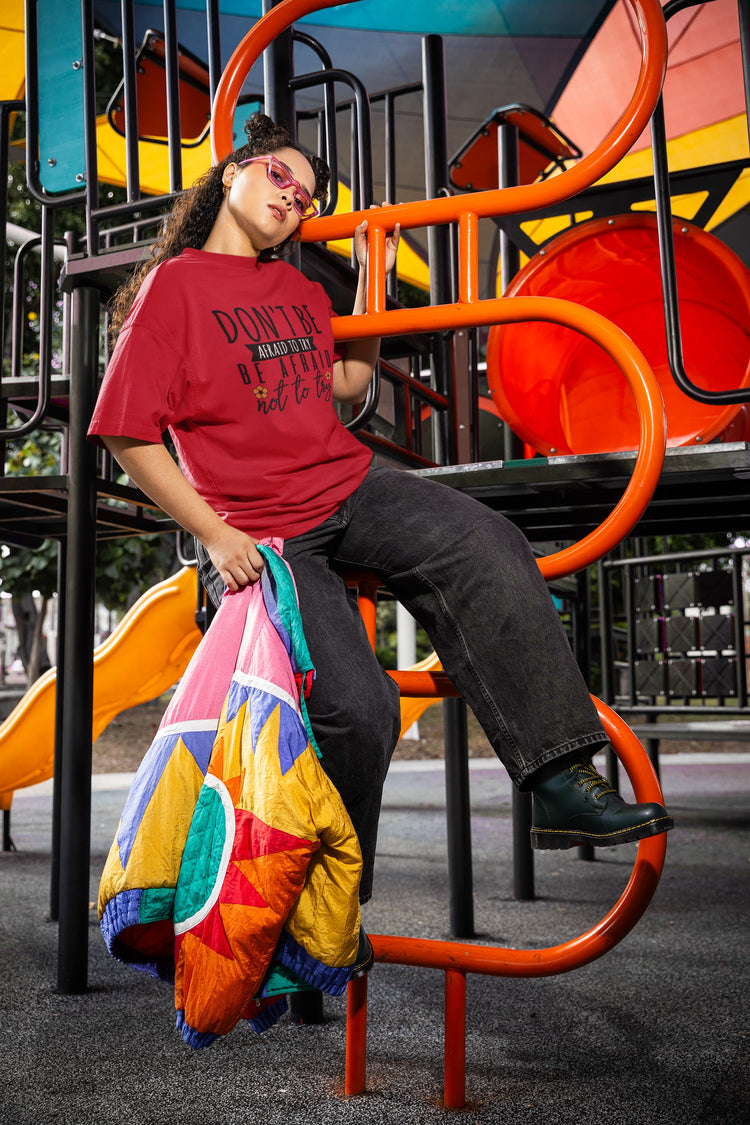 UNISEX RED OVERSIZED T-SHIRT
