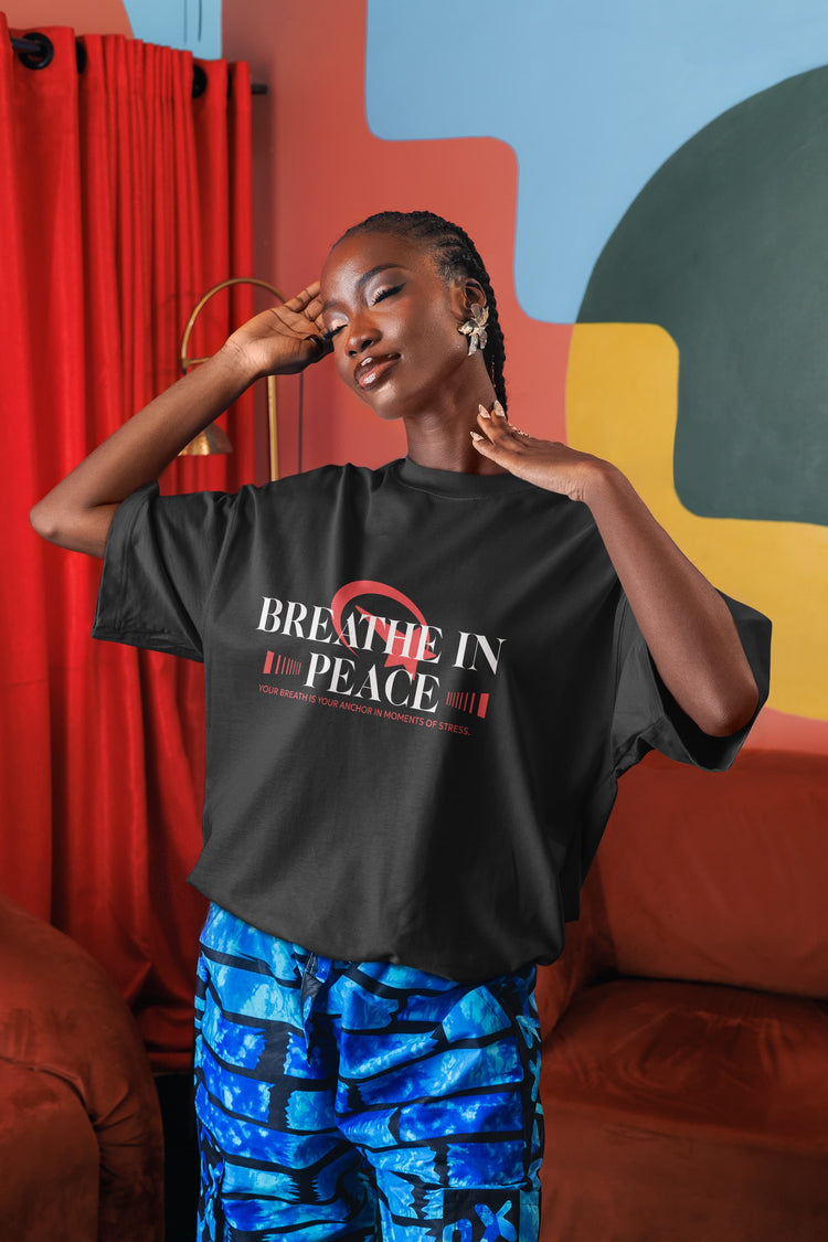 UNISEX BLACK OVERSIZED T-SHIRT 
