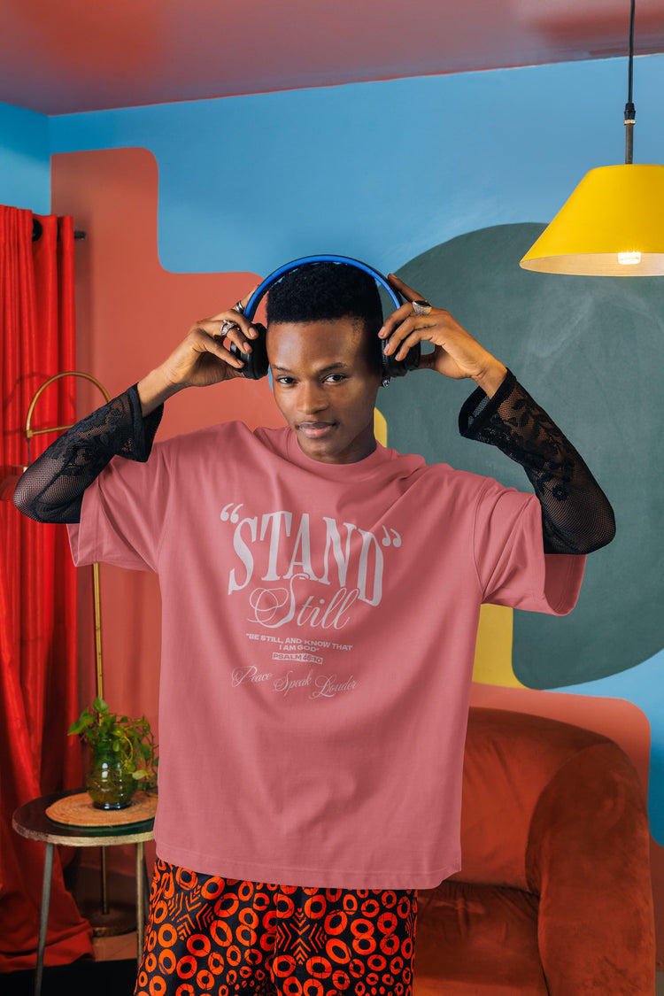 UNISEX DUSTY ROSE OVERSIZED T-SHIRT