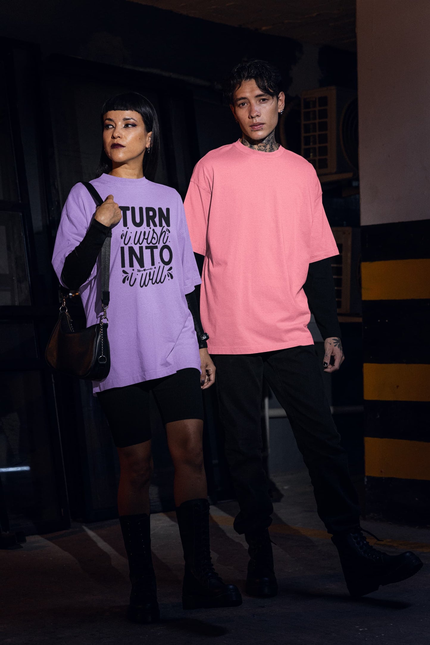 WOMENS IRIS LAVENDER OVERSIZED T-SHIRT