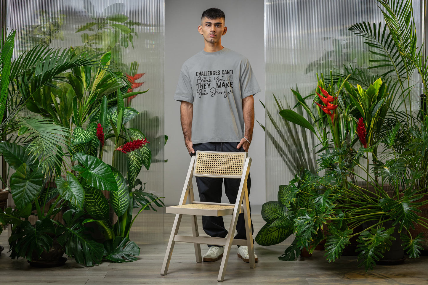 UNISEX SILVER FROST OVERSIZED T-SHIRT