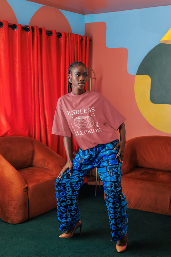 UNISEX DUSTY ROSE OVERSIZED T-SHIRT