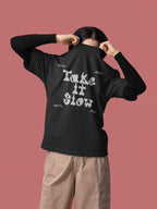 WOMENS BLACK OVERSIZED T-SHIRT
