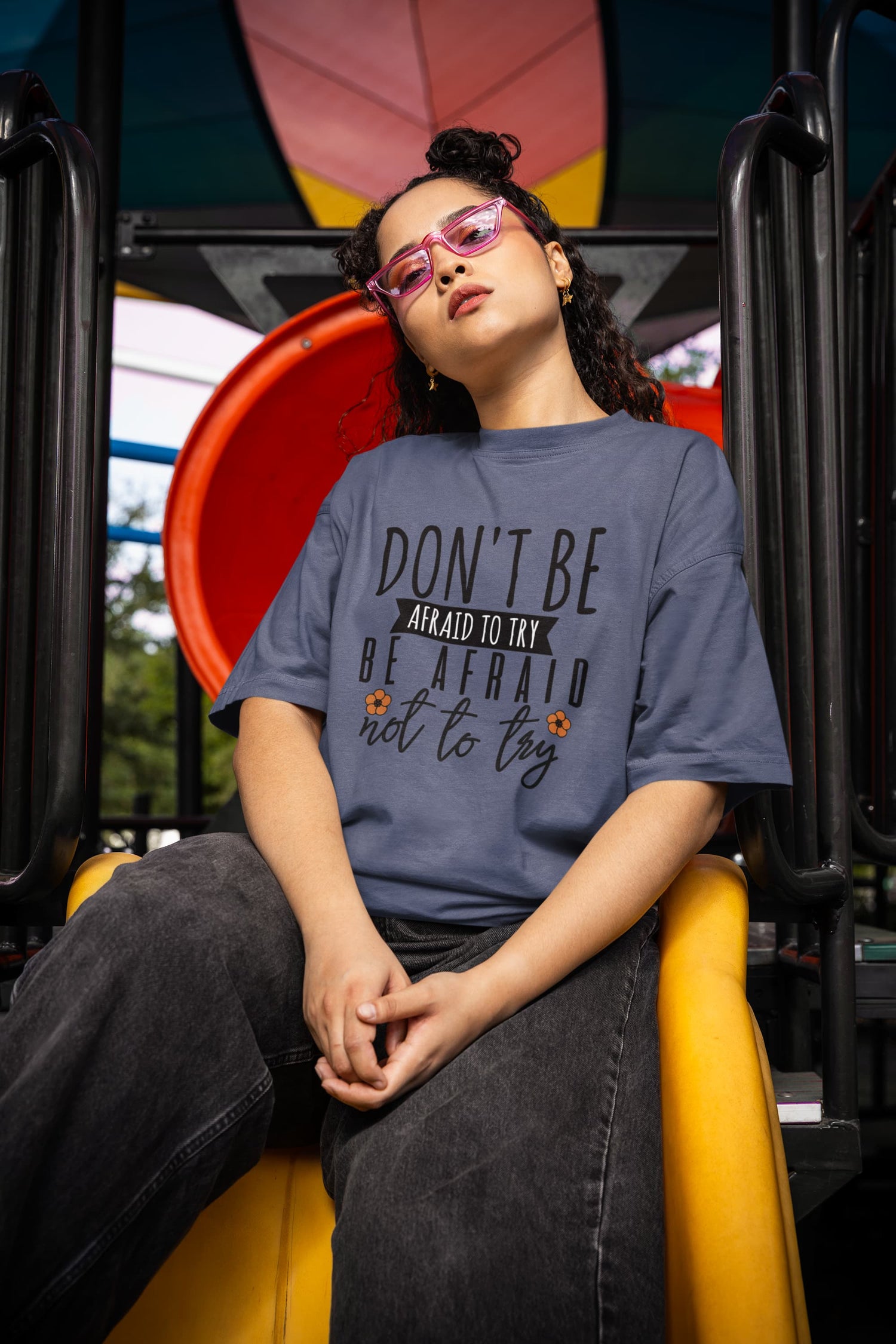 UNISEX STEEL GREY OVERSIZED T-SHIRT