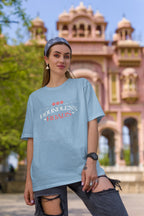 UNISEX BABY BLUE OVERSIZED T-SHIRT