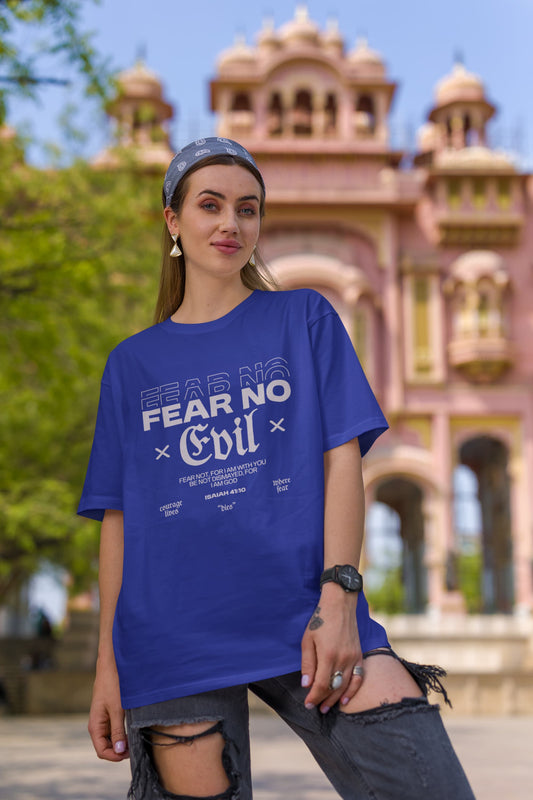 UNISEX ROYAL BLUE OVERSIZED T-SHIRT