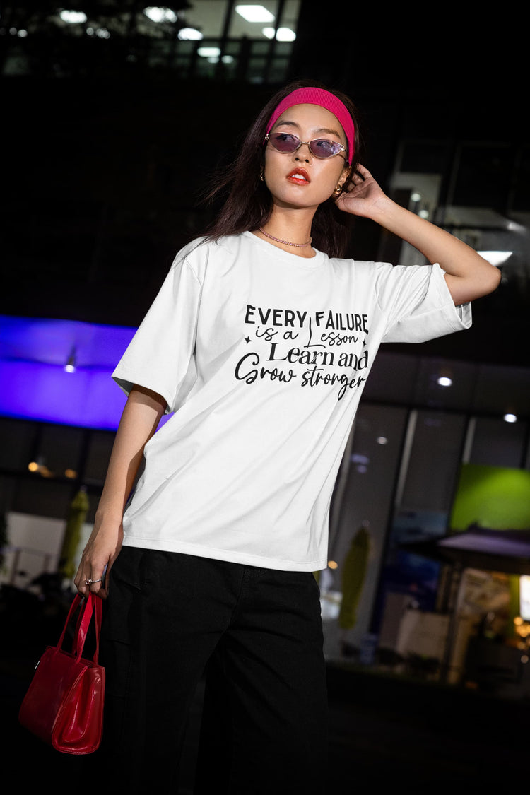 WOMENS WHITE OVERSIZED T-SHIRT
