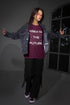 UNISEX BURGUNDY OVERSIZED T-SHIRT