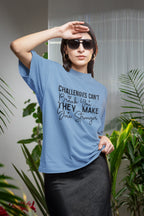 UNISEX BABY BLUE OVERSIZED T-SHIRT