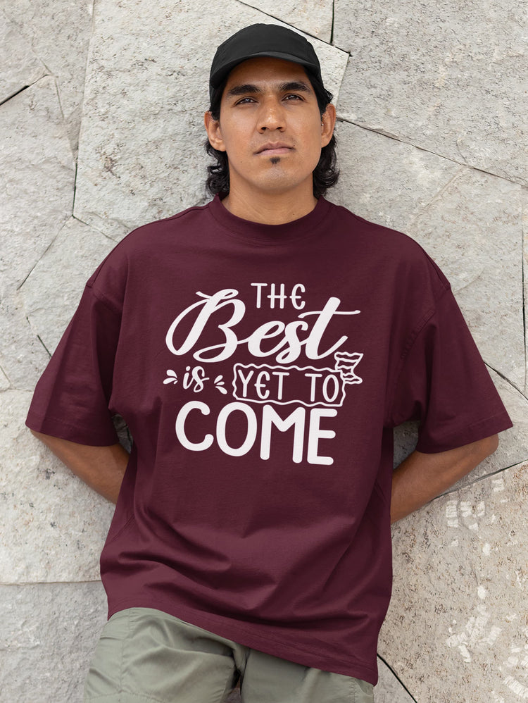 UNISEX BURGUNDY OVERSIZED T-SHIRT