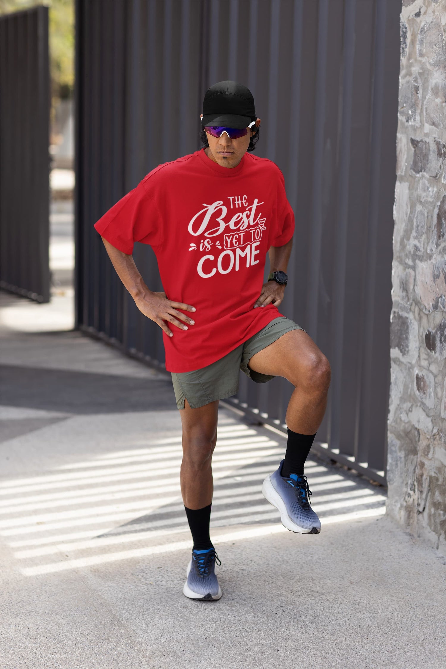 UNISEX RED OVERSIZED T-SHIRT