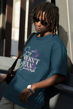 MENS NAVY BLUE OVERSIZED T-SHIRT