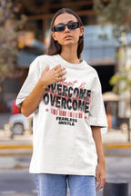 Women's White Oversized Roundneck T-shirt