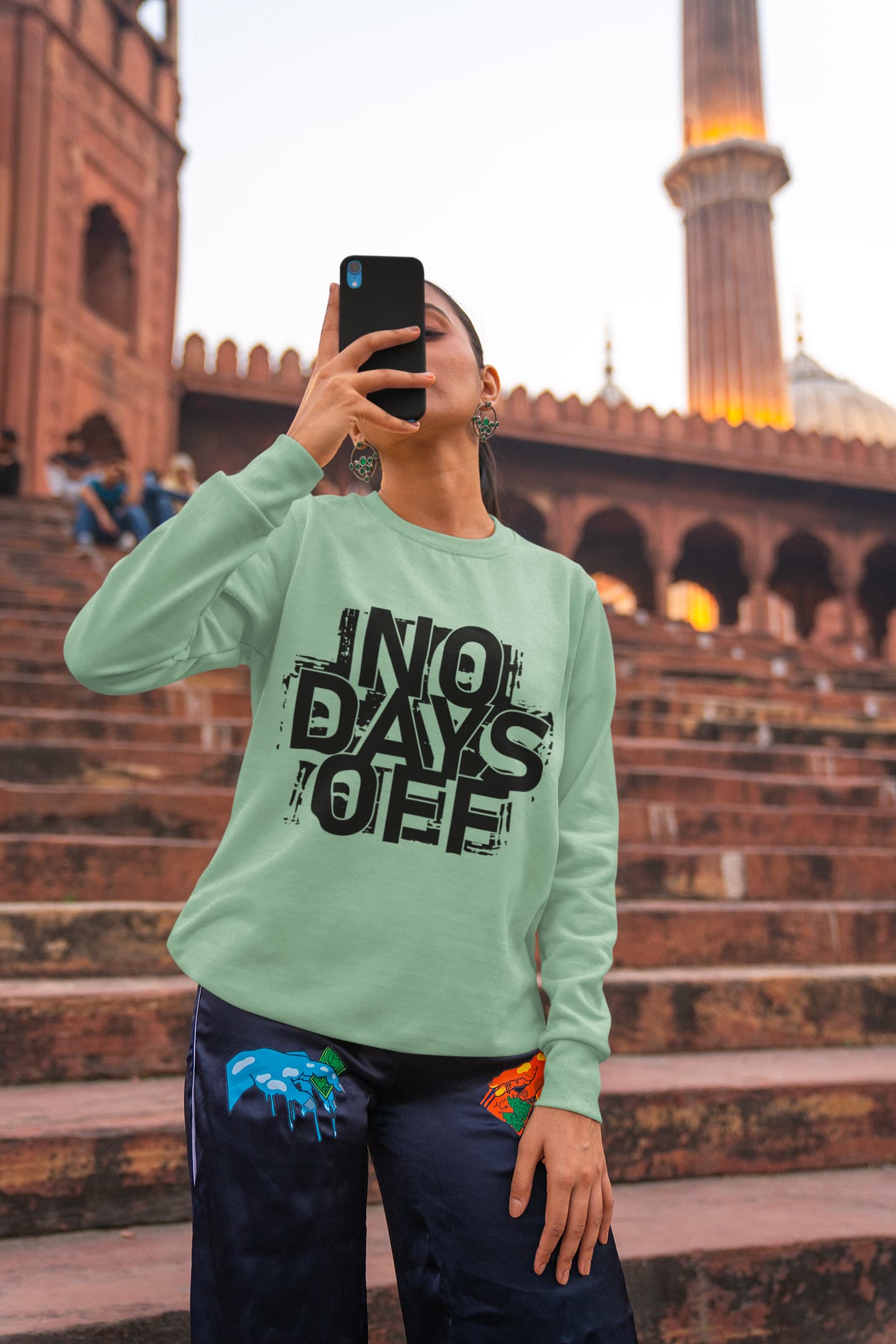 Women's Mint Green Sweatshirts