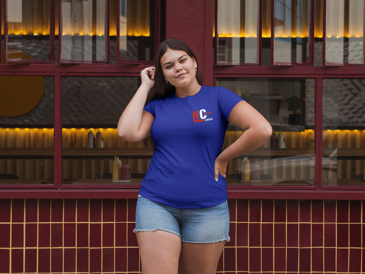 WOMEN ROYAL BLUE ROUNDNECK T-SHIRT