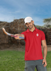 Men's Red Polo T-shirts