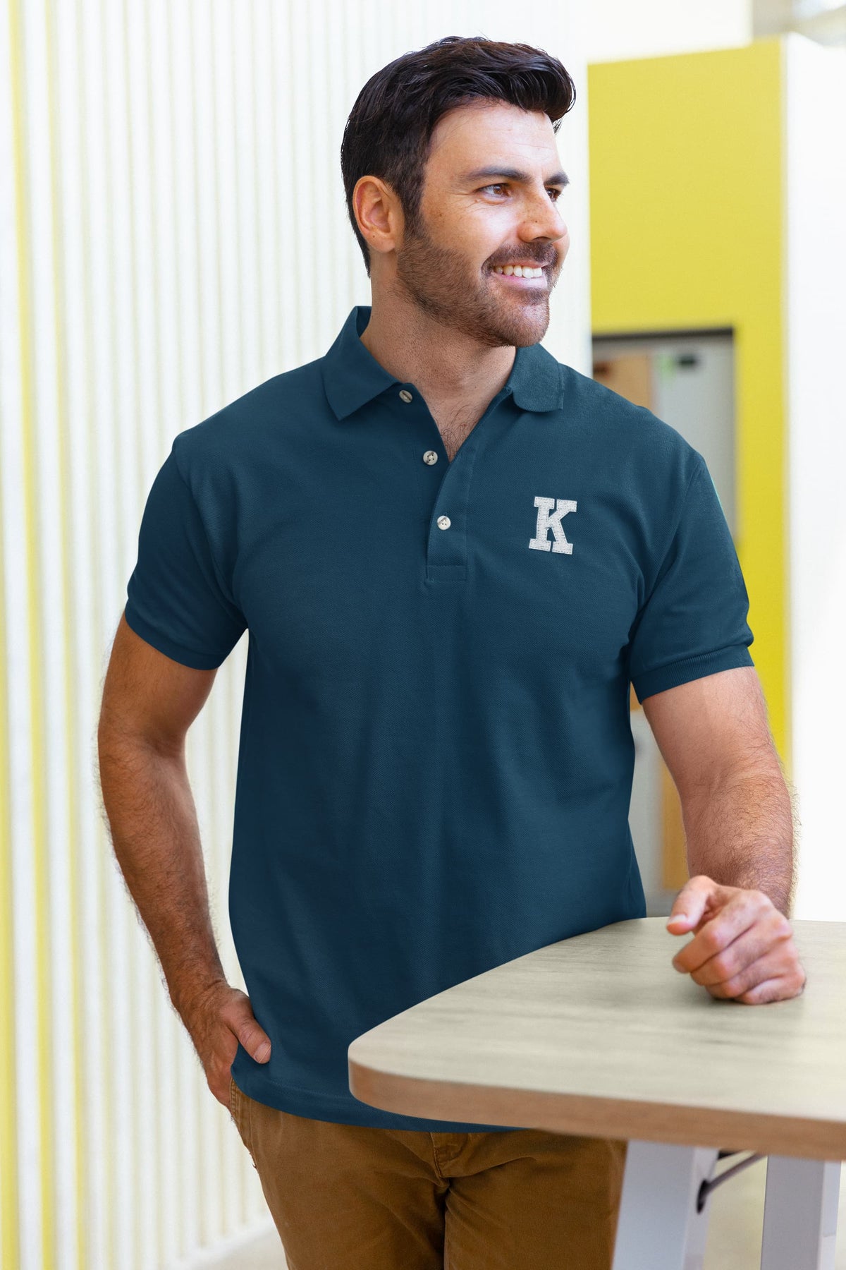 Men's Navy Blue Polo T-shirts