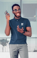 Men's Navy Blue Polo T-shirts