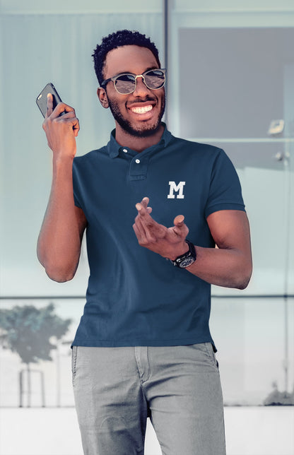 Men's Navy Blue Polo T-shirts