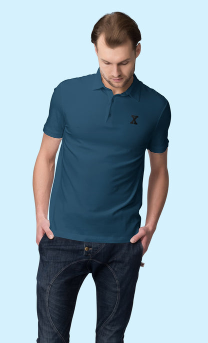 Men's Navy Blue Polo T-shirts