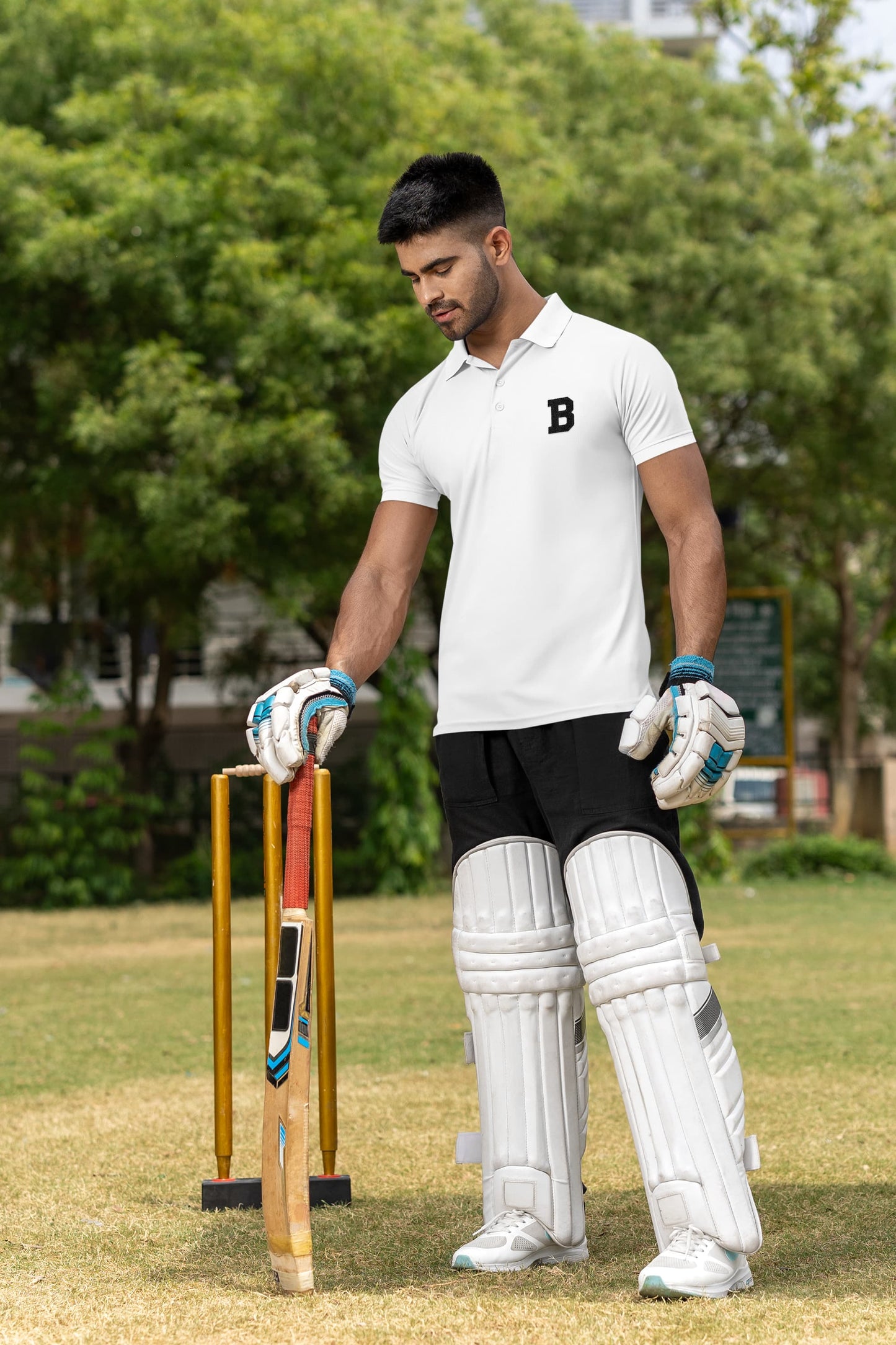 Men's White Polo T-shirts