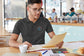 MENS BLACK POLO T-SHIRT