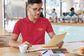 MENS RED POLO T-SHIRT