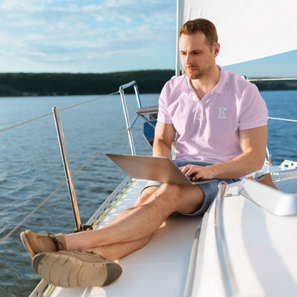 Men's Light Pink Polo T-shirts