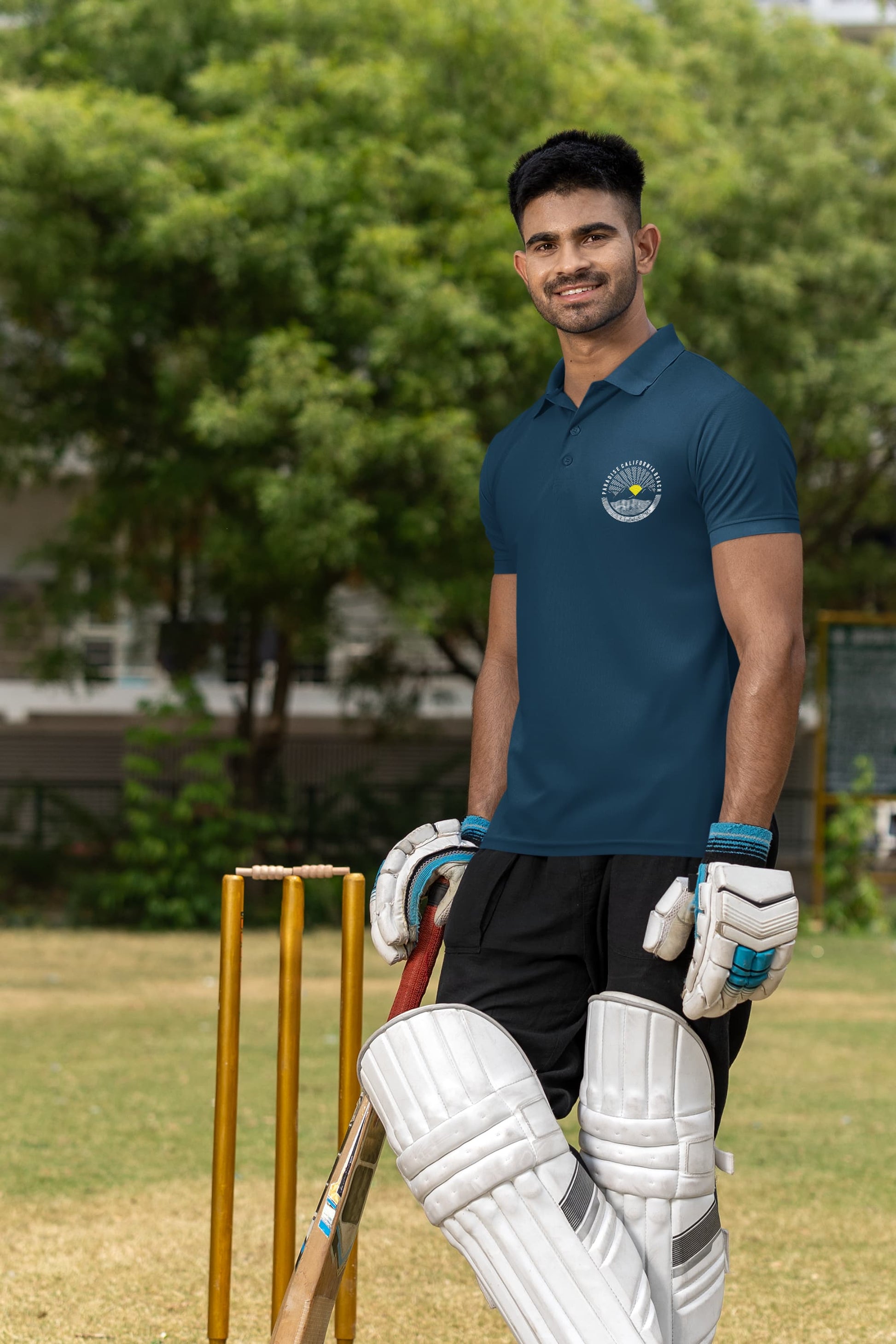 Men's Navy Blue Polo T-shirts