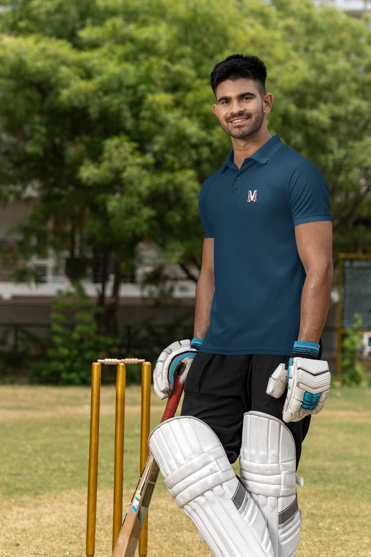 MENS NAVY BLUE POLO T-SHIRT