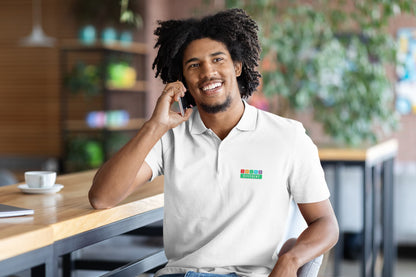MENS WHITE POLO T-SHIRT