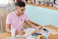 MENS LIGHT PINK POLO T-SHIRT