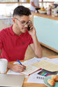 MENS RED POLO T-SHIRT