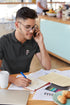 MENS BLACK POLO T-SHIRT