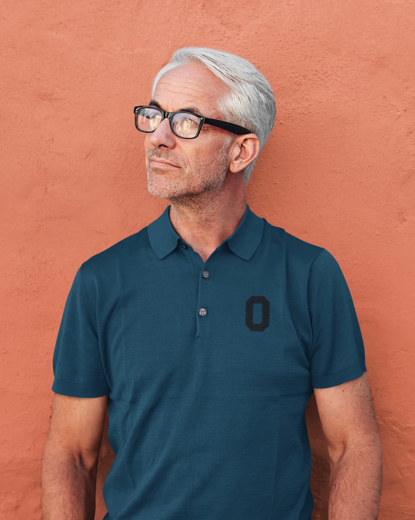 Men's Navy Blue Polo T-shirts