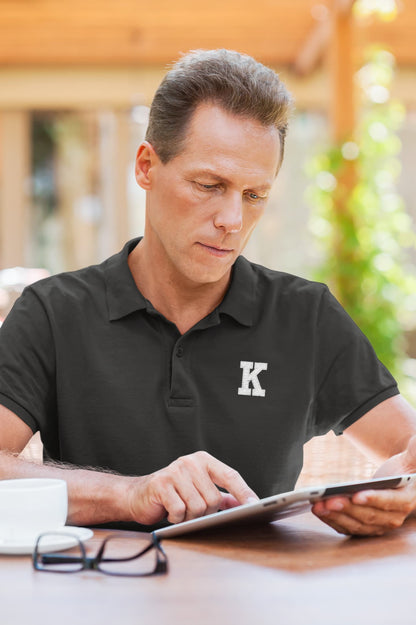 Men's Black Polo T-shirts