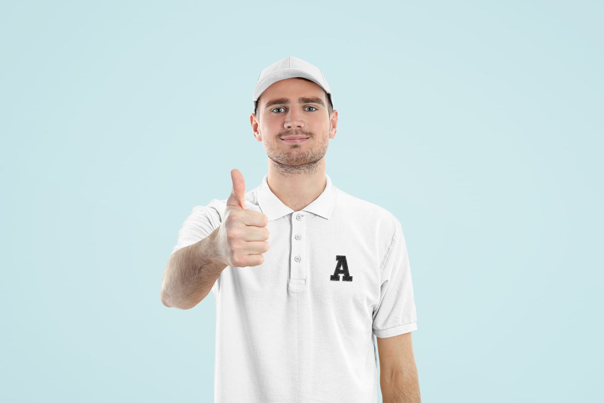 Men's White Polo T-shirts