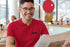 MENS RED POLO T-SHIRT